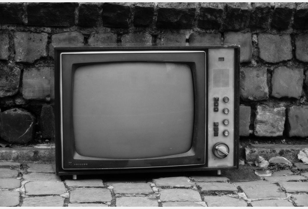 Vintage television set